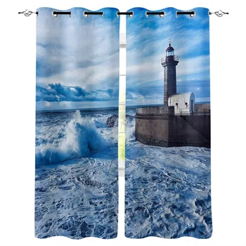 Modern Curtains Sea Wave Lighthouse Living Room Bathroom Kitchen Curtains Household Products Window Curtain Living Room
Modern Curtains Sea Wave Lighthouse Living Room Bathroom Kitchen Curtains Household Products Window Curtain Living Room