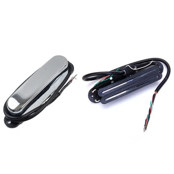 2 Pcs Guitar Pickups: 1 Pcs ST Single-Track Bridge Small Pickups & 1 Pcs Single Coil Pickups Ceramic Tele Neck Pickup
2 Pcs Guitar Pickups: 1 Pcs ST Single-Track Bridge Small Pickups & 1 Pcs Single Coil Pickups Ceramic Tele Neck Pickup