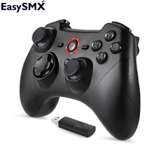 Easysmx controlador sem fio gamepad para xiaomi mi caixa de tv s pc android telefone controlador vibração turbo recarregável gamepad