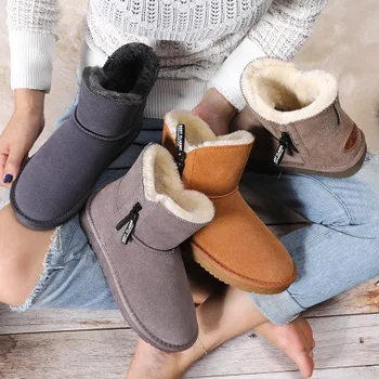 New Woman Shoes Warm Winter Women Snow Boots Solid Flock Platform Ankle Boots Casual Flats Comfortable Shoes Cotton Female Shoes
New Woman Shoes Warm Winter Women Snow Boots Solid Flock Platform Ankle Boots Casual Flats Comfortable Shoes Cotton Female Shoes