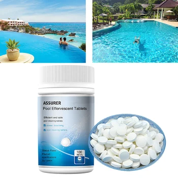 Slow Dissolving Home Pills Disinfection Clarifier Non Toxic For Tubs Spas Water Cleaning Pool Effervescent Tablet Efficient
Slow Dissolving Home Pills Disinfection Clarifier Non Toxic For Tubs Spas Water Cleaning Pool Effervescent Tablet Efficient