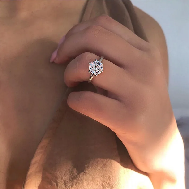 Vecalon solitaire Promise Ring Real 925 sterling silver 7mm AAAAA Cz Engagement Wedding band rings for women Bridal Fine Jewelry
Vecalon solitaire Promise Ring Real 925 sterling silver 7mm AAAAA Cz Engagement Wedding band rings for women Bridal Fine Jewelry