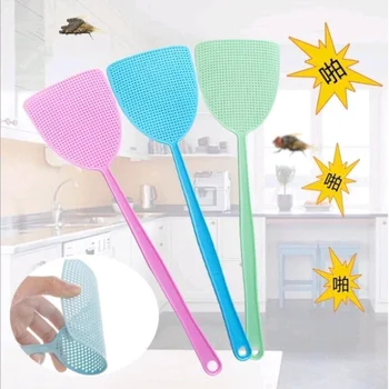 1Pcs Plastic Fly Swatter Manual Swat Pest Control Prevent Pest Mosquito Tool with Long Handle Anti Household baffle random color
1Pcs Plastic Fly Swatter Manual Swat Pest Control Prevent Pest Mosquito Tool with Long Handle Anti Household baffle random color