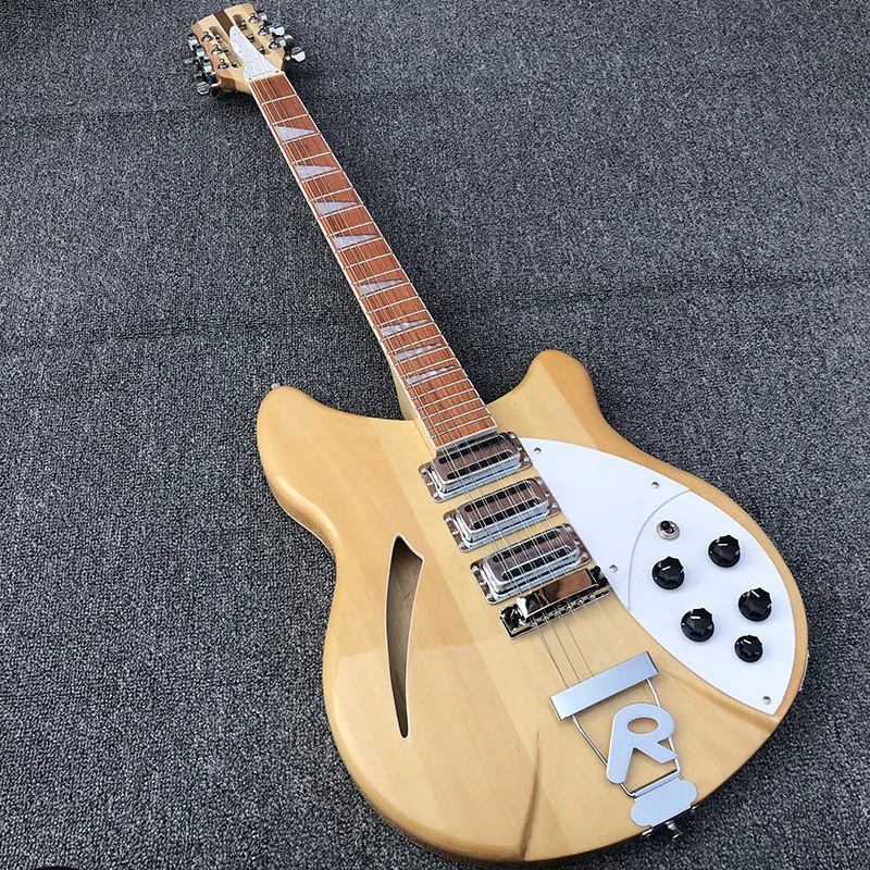 2019 High quality 12 String Electric Guitar,natural color Ricken 360-12 Electric Guitar,white guards,free shipping
2019 High quality 12 String Electric Guitar,natural color Ricken 360-12 Electric Guitar,white guards,free shipping