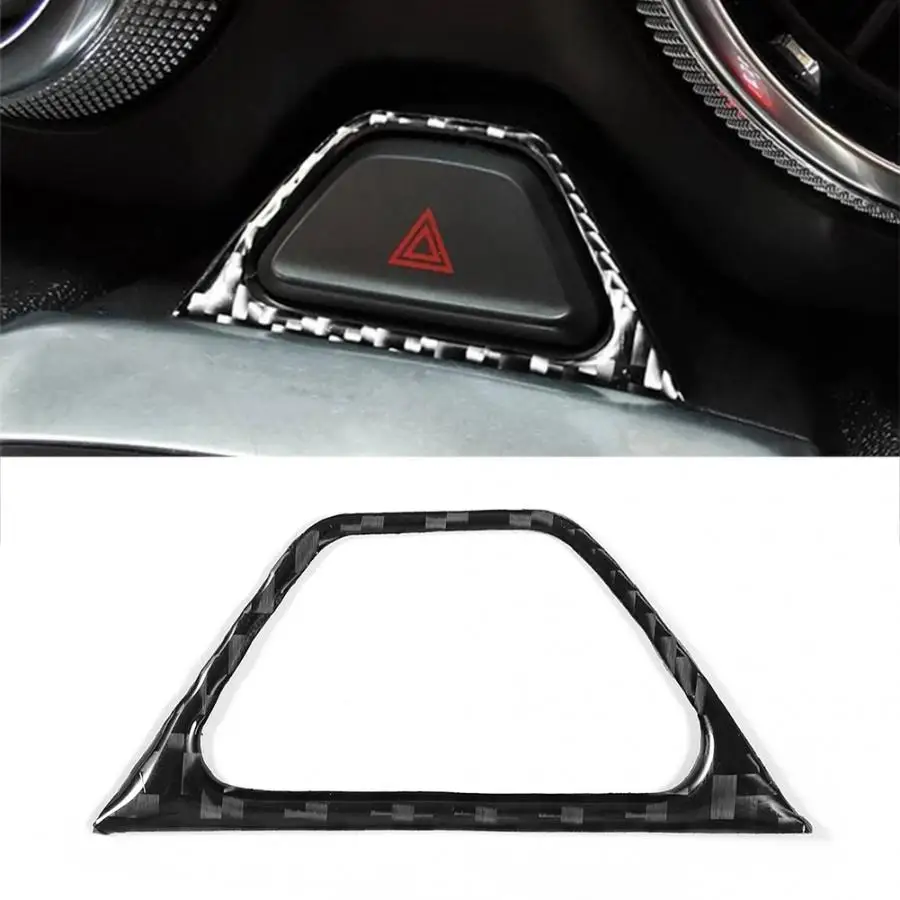 Carbon Fiber Left-hand Driving Warning Light Button Cover Trim Fit for Chevrolet Camaro 2017 2018 2019 Car Accessories Interior
Carbon Fiber Left-hand Driving Warning Light Button Cover Trim Fit for Chevrolet Camaro 2017 2018 2019 Car Accessories Interior