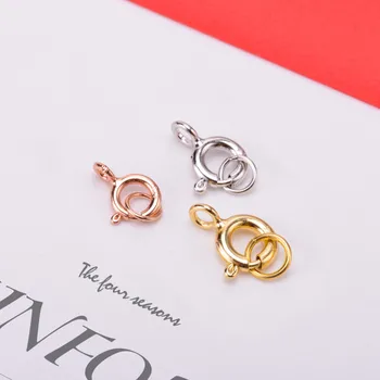 DIY accessories S925 sterling silver plated platinum natural pearl necklace pendant bracelet spring buckle hand-made gadget
DIY accessories S925 sterling silver plated platinum natural pearl necklace pendant bracelet spring buckle hand-made gadget