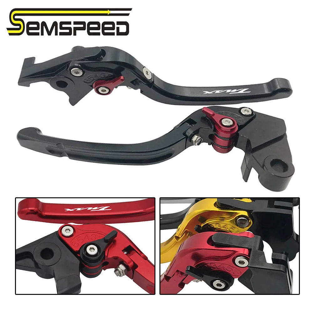 SEMSPEED TMAX логотип Мотоцикл CNC складные только Рычаги Тормозная система сцепления
