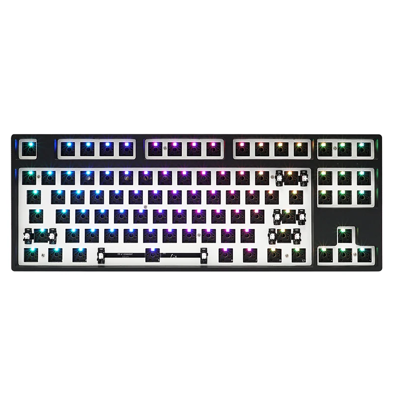 

GK87 GK87S Hot Swappable 80% Dual Mode Bluetooth 5.0 Custom Mechanical Keyboard Kit Rgb Switch Leds Type C Software Programmable