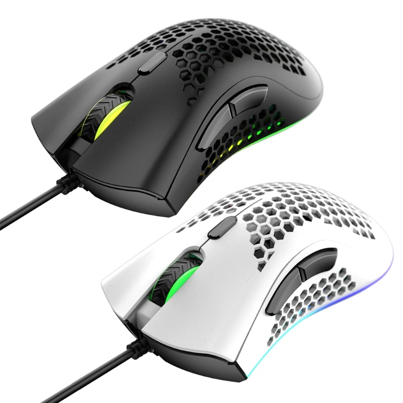 Lightweight M7 Gaming Mouse Honeycomb Shell Ergonomic Mice with Soft Rope Cable for Computer Gamer Computer Peripheral
Lightweight M7 Gaming Mouse Honeycomb Shell Ergonomic Mice with Soft Rope Cable for Computer Gamer Computer Peripheral