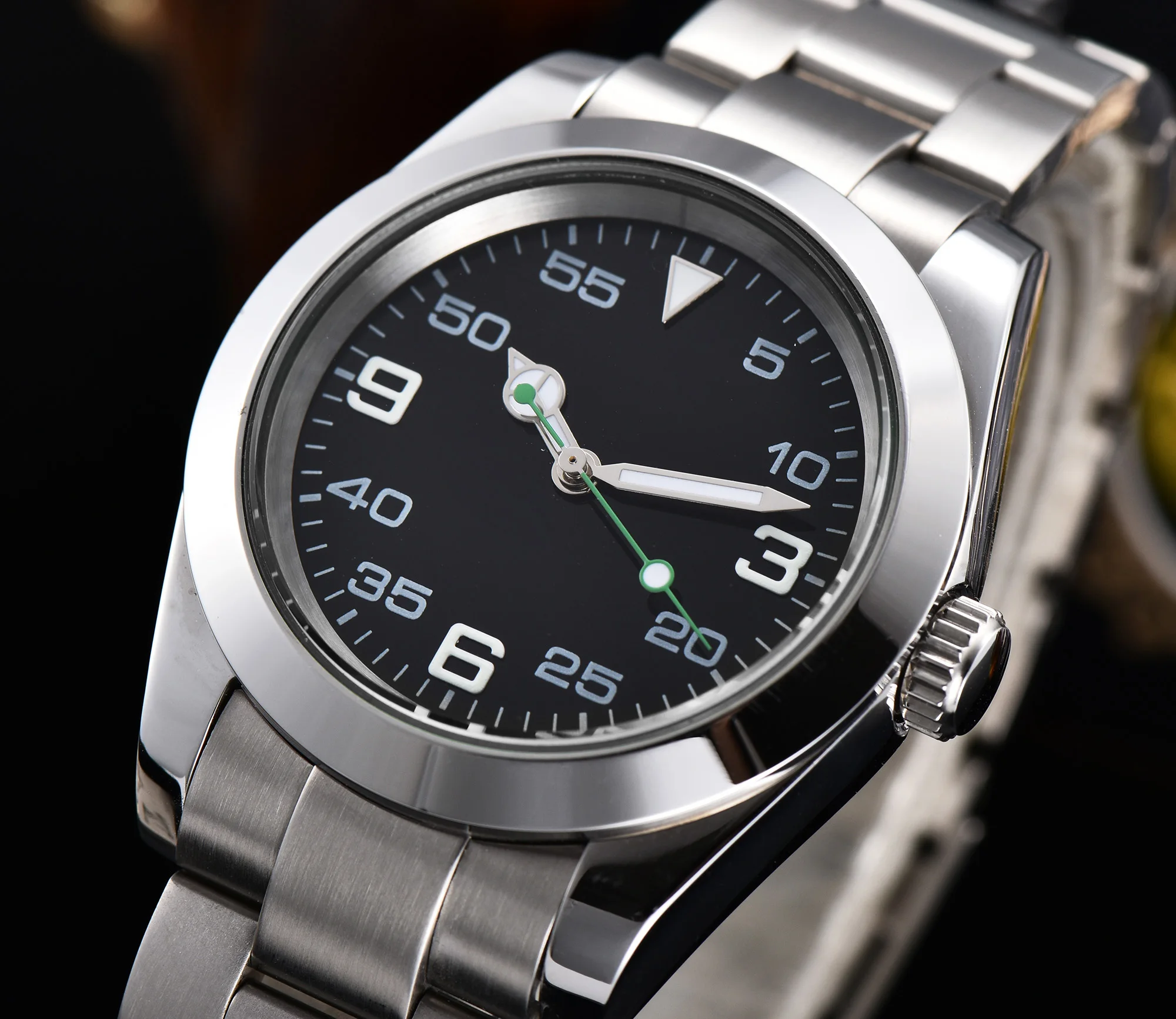 watch men automatic watch mechanical watch Luminous waterproof 316L Solid stainless steel 40MM LLS822
watch men automatic watch mechanical watch Luminous waterproof 316L Solid stainless steel 40MM LLS822