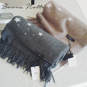 2019 New Winter Starry Cashmere Scarf Female Stars Wool Shawl Women Scarf Elegant Warm Thick Pashmina
2019 New Winter Starry Cashmere Scarf Female Stars Wool Shawl Women Scarf Elegant Warm Thick Pashmina