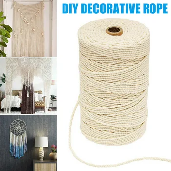 DIY Macrame Cotton Cord String Strong for Wall Hanging Decoration Crafts Handmade MU8669
DIY Macrame Cotton Cord String Strong for Wall Hanging Decoration Crafts Handmade MU8669