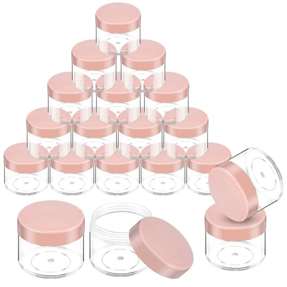 20Pcs 20ml Acrylic Round Clear Jars with Lids for Lip Balms Creams DIY Make Up Cosmetics Samples lip gloss Containers Set
20Pcs 20ml Acrylic Round Clear Jars with Lids for Lip Balms Creams DIY Make Up Cosmetics Samples lip gloss Containers Set
