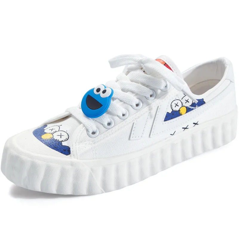 2019 Tide Vulcanization Shoe Student Leisure Time Low Help Doodle Sesame Street Canvas Woman Fashion Sneakers Casual Loafers
2019 Tide Vulcanization Shoe Student Leisure Time Low Help Doodle Sesame Street Canvas Woman Fashion Sneakers Casual Loafers