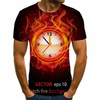 New 2020 Men's 3D T-shirt flame Alarm clock Printed Cartoon Summer T-shirt Size XXS-6XL 
New 2020 Men's 3D T-shirt flame Alarm clock Printed Cartoon Summer T-shirt Size XXS-6XL