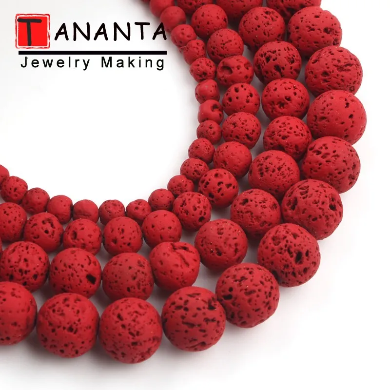 Red Nano Rubber Natural Lava Beads Volcanic Stone Round Loose Beads For Jewelry Making DIY Bracelet Necklace 4 6 8 10 mm 15 inch
Red Nano Rubber Natural Lava Beads Volcanic Stone Round Loose Beads For Jewelry Making DIY Bracelet Necklace 4 6 8 10 mm 15 inch