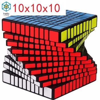 YuXin HuangLong 10x10x10 Magic Cube Collection high layers cubo magico Fast Ultra-Smooth 10x10 Speed Puzzle Cube Kid Toy Gift
YuXin HuangLong 10x10x10 Magic Cube Collection high layers cubo magico Fast Ultra-Smooth 10x10 Speed Puzzle Cube Kid Toy Gift