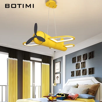 BOTIMI 220V Blue Cartoon Airplane LED Pendant Lights Modern Yellow Kids Hanging Lamp Boys Bedroom Suspension Lighting Fixtures
BOTIMI 220V Blue Cartoon Airplane LED Pendant Lights Modern Yellow Kids Hanging Lamp Boys Bedroom Suspension Lighting Fixtures