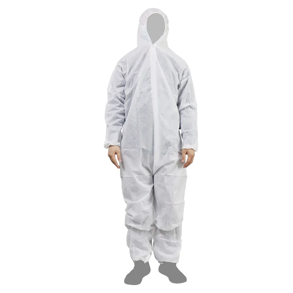 Coverall Disposable Anti-epidemic Antibacterial Isolation Suit for Staff Protective Clothing Dust-proof Antistatic
Coverall Disposable Anti-epidemic Antibacterial Isolation Suit for Staff Protective Clothing Dust-proof Antistatic