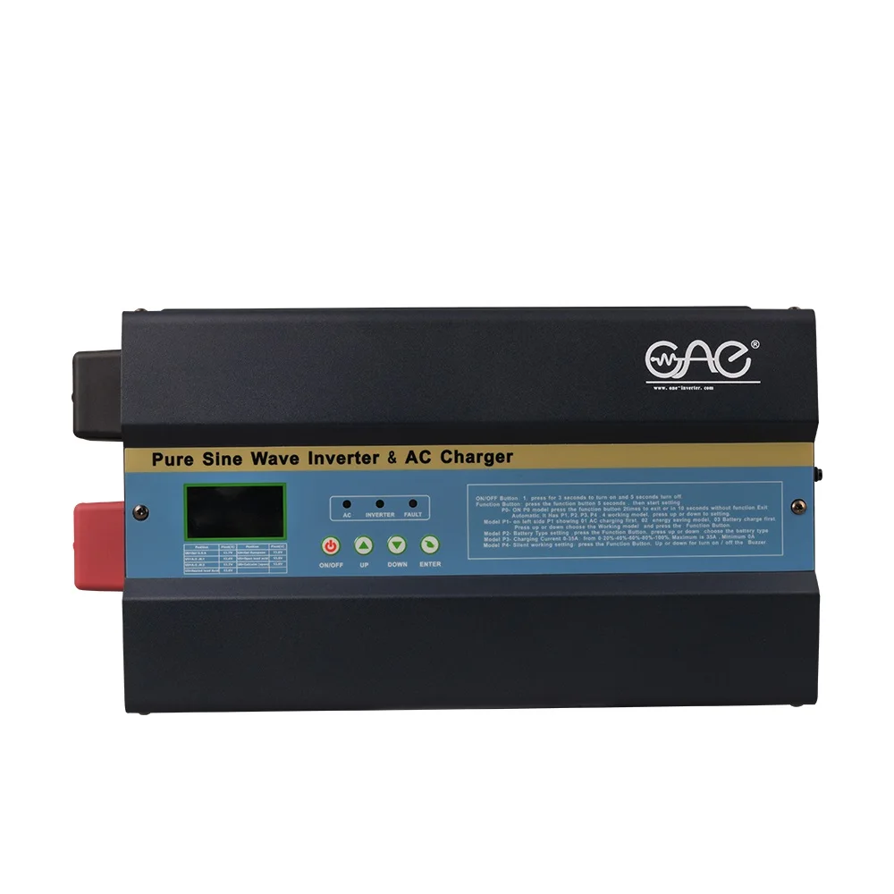Manufacture Producing Universal 3000W 3KW 4KVA Inbuilt 30A MPPT Charger Controller Hybrid Solar Inverter with Pure Sine Wave
Manufacture Producing Universal 3000W 3KW 4KVA Inbuilt 30A MPPT Charger Controller Hybrid Solar Inverter with Pure Sine Wave