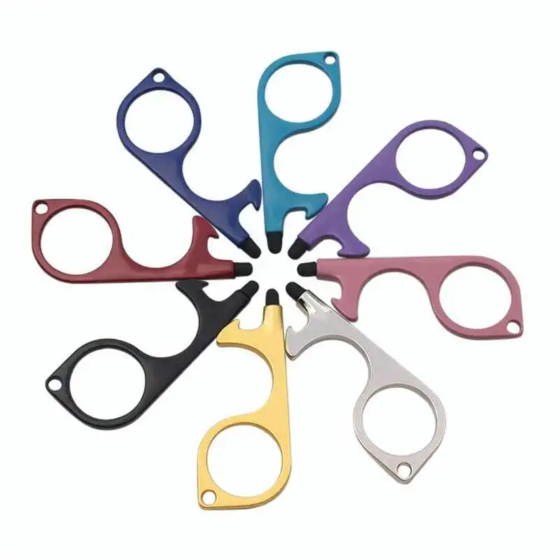 10 Pcs Touch Screen Buttons EDC Door Opener Hygiene Hand Antimicrobial Contactless Press Elevator Tool Door Opener Keychain
10 Pcs Touch Screen Buttons EDC Door Opener Hygiene Hand Antimicrobial Contactless Press Elevator Tool Door Opener Keychain