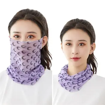 Women Ice Silk Sunscreen Neck Gaiter Face Mask Floral Moon Print Earloop Bandana F3MD
Women Ice Silk Sunscreen Neck Gaiter Face Mask Floral Moon Print Earloop Bandana F3MD