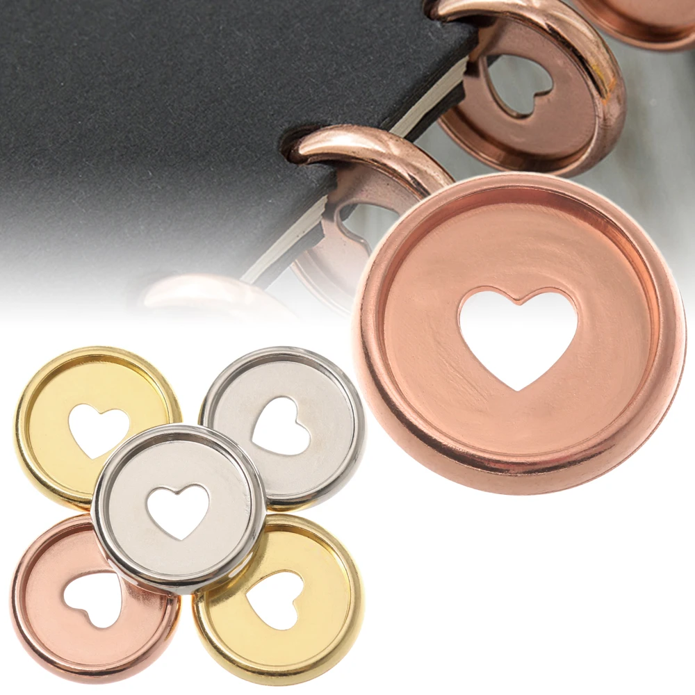 5Pcs Heart Shape Loose Leaf Book Binder Notebook Diary Disc Binding Hoop Ring 360° DIY Album Multi-function Hinged Rings
5Pcs Heart Shape Loose Leaf Book Binder Notebook Diary Disc Binding Hoop Ring 360° DIY Album Multi-function Hinged Rings