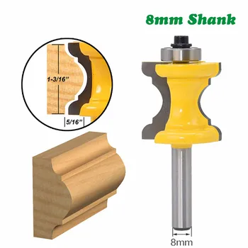 8mm Shank Concave Radius Milling Cutters Convex Column Line Knife Molding Router Bit Tenon Cutter For Woodworking MC02035
8mm Shank Concave Radius Milling Cutters Convex Column Line Knife Molding Router Bit Tenon Cutter For Woodworking MC02035