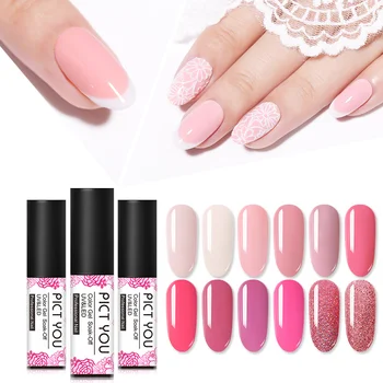 PICT YOU 5ml Pink Series Color Gel Polish Soak Off UV Gel Varnish One-shot Color Long Lasting Nail Art Gel Polish Varnish
PICT YOU 5ml Pink Series Color Gel Polish Soak Off UV Gel Varnish One-shot Color Long Lasting Nail Art Gel Polish Varnish