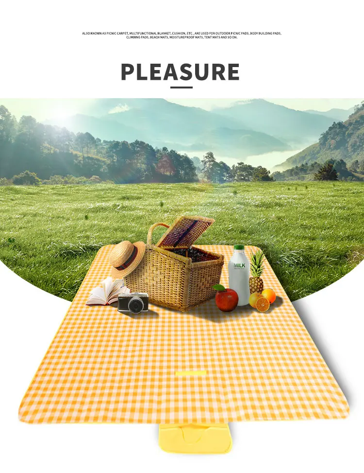 Picnic Blanket Waterproof Foldable Outdoor Camping Mat 145x200cm Widen Picnic Mat Plaid Beach Blanket Baby Multiplayer Mat
Picnic Blanket Waterproof Foldable Outdoor Camping Mat 145x200cm Widen Picnic Mat Plaid Beach Blanket Baby Multiplayer Mat