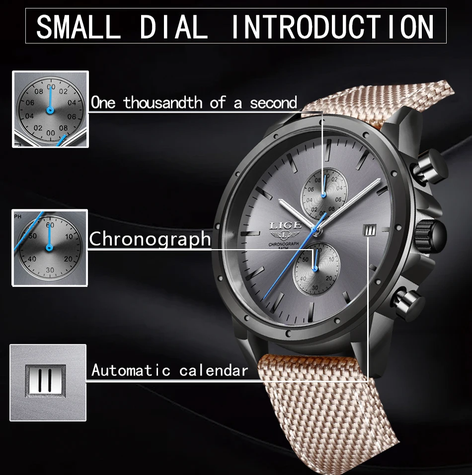 2019 New Men Watch LIGE Brand Fashion Sports Quartz Watches Mens Waterproof Chronograph Clock Military Watches Relogio Masculino
2019 New Men Watch LIGE Brand Fashion Sports Quartz Watches Mens Waterproof Chronograph Clock Military Watches Relogio Masculino