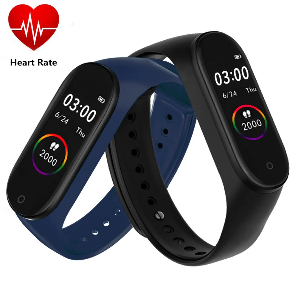 M4 Smart Bracelet Waterproof Men Sport Watch Band 4 Heart Rate Pedometer Monitor Blood Pressure Smart Wristband For XiaoMi IOS
M4 Smart Bracelet Waterproof Men Sport Watch Band 4 Heart Rate Pedometer Monitor Blood Pressure Smart Wristband For XiaoMi IOS