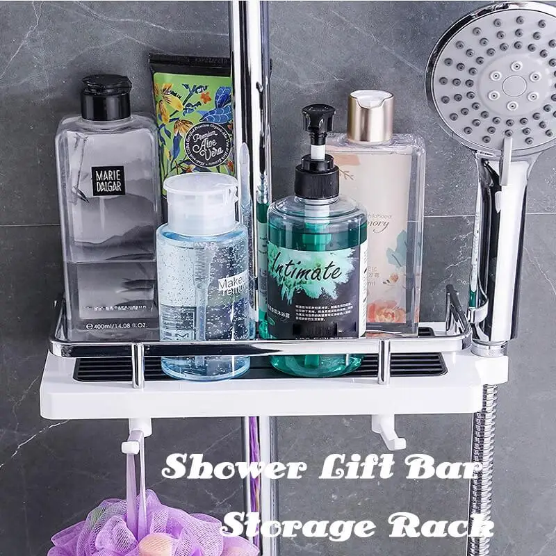 Shower Lift Bar Storage Rack Storage In The Bathroom Wall-mounted Storage Racks Towel Bath Organizer For Kitchen WC Accessories
Shower Lift Bar Storage Rack Storage In The Bathroom Wall-mounted Storage Racks Towel Bath Organizer For Kitchen WC Accessories