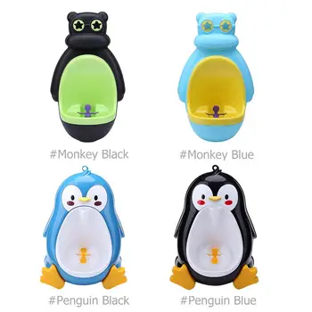 Safety Baby Boy Vertical Urinal Potty Toilet Training Cartoon Animal Shape Monkey Penguin Bathroom Standing Potty Kid Penico Pee
Safety Baby Boy Vertical Urinal Potty Toilet Training Cartoon Animal Shape Monkey Penguin Bathroom Standing Potty Kid Penico Pee