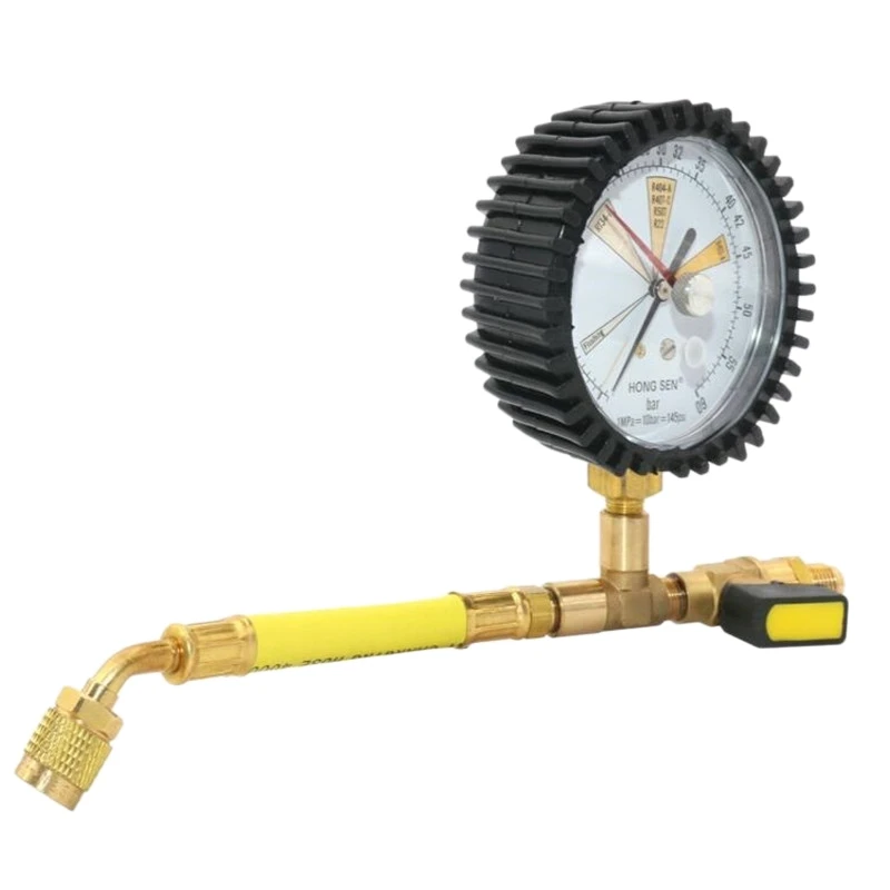 Air Conditioning Refrigeration Test Nitrogen Pressure Gauge Simple Refrigerant Table for R134A, R22, R410A
Air Conditioning Refrigeration Test Nitrogen Pressure Gauge Simple Refrigerant Table for R134A, R22, R410A