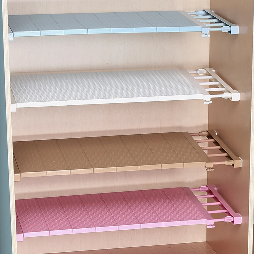 Adjustable Space Saving Storage Shelf Wall Mounted Kitchen Rack
