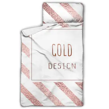 Gold Rose Geometric Striped Toddler Nap Mat Children's Sleeping Bag with Removable Pillow for Preschool Daycare and Sleepovers
Gold Rose Geometric Striped Toddler Nap Mat Children's Sleeping Bag with Removable Pillow for Preschool Daycare and Sleepovers