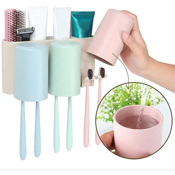 Bathroom Accessories Set Toothbrush Holder Punch-free Wall Mount Toothpaste Storage Rack With Cup Toothbrushes Organizer Shelf
Bathroom Accessories Set Toothbrush Holder Punch-free Wall Mount Toothpaste Storage Rack With Cup Toothbrushes Organizer Shelf