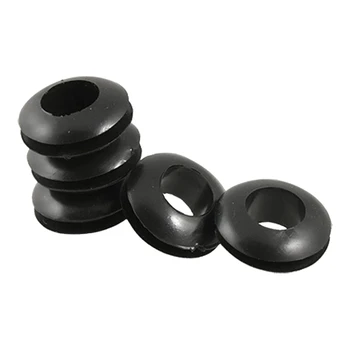 

5 Pcs 8mm Black Grommets Cable grommet Cable routing Rubber grommets 15mm Outer diameter bar grommets