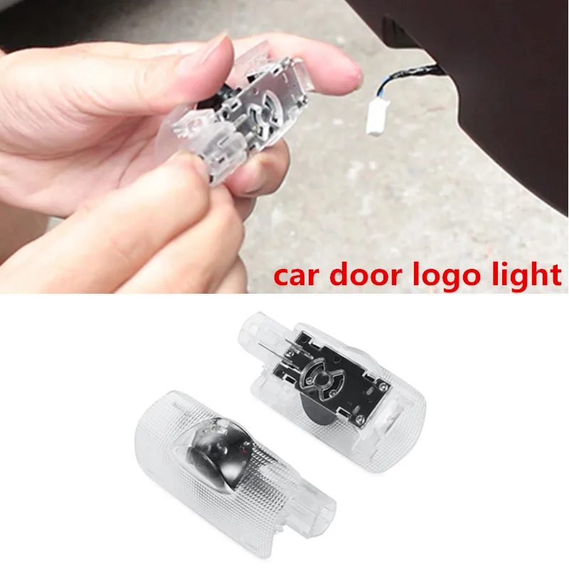 LED Car Door Lights Logo Projector Laser Lamp For Toyota Corolla Highlander Camry Reize 4 Runner Crown Prado Prius Accessories | Автомобили