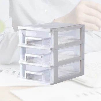 2 Layers Transparent Desktop Drawer Type Storage Box Plastic Mini Cosmetics Storage Organizer Sundries Holder (Black and Transpa
2 Layers Transparent Desktop Drawer Type Storage Box Plastic Mini Cosmetics Storage Organizer Sundries Holder (Black and Transpa