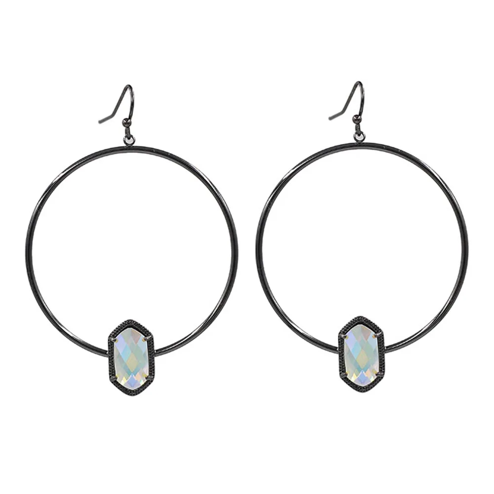 Big Round Dangle Earring Alloy Circle Small Oval AB Color Crystal Stone Inaly Drop Earrings For Women Fashion Jewelry
Big Round Dangle Earring Alloy Circle Small Oval AB Color Crystal Stone Inaly Drop Earrings For Women Fashion Jewelry
