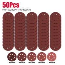 50pcs 5inch 8holes Round Sander Paper 800-2000Grit Orbital Hook Loop Sanding Discs Pad Abrasive Polishing Tools
50pcs 5inch 8holes Round Sander Paper 800-2000Grit Orbital Hook Loop Sanding Discs Pad Abrasive Polishing Tools