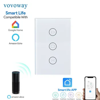 Smart Curtain Touch Switch WIFI connection APP Tuya Wireless Remote Control Used with Alexa Google Home US Standard Switch
Smart Curtain Touch Switch WIFI connection APP Tuya Wireless Remote Control Used with Alexa Google Home US Standard Switch