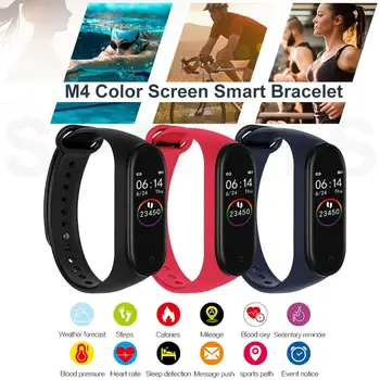m4 Smart Band Smartband 4 fitness tracker smarthwatch Sleep Monitor Waterproof Bluetooth Smart Bracelet Wristbands For Men Women
m4 Smart Band Smartband 4 fitness tracker smarthwatch Sleep Monitor Waterproof Bluetooth Smart Bracelet Wristbands For Men Women