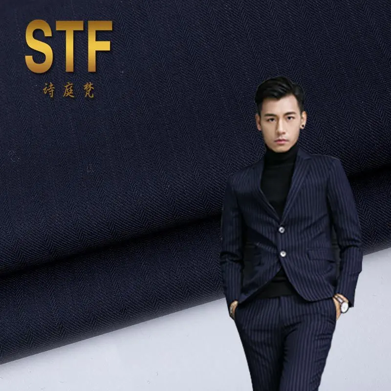 

Shi Tingfan New Fashion Men and Women Suit Trousers Fabric Worsted Tooling Fabric Factory Direct Sales