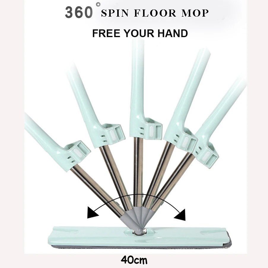 40cm Magic Automatic Spin Mop Avoid Hand Washing Ultrafine Fiber Cleaning Cloth Home Kitchen Wooden Tiles Floor Lazy Flat Mop
40cm Magic Automatic Spin Mop Avoid Hand Washing Ultrafine Fiber Cleaning Cloth Home Kitchen Wooden Tiles Floor Lazy Flat Mop