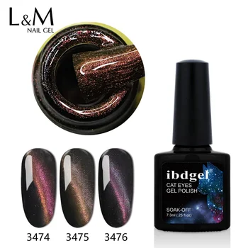 3pcs/lot ibdgel 5D Magic Chameleon Cat Eyes Gel Uv Gel Nail Polish LED Magnet Cat Eyes Color Soak Off 7.3ml Magnetic Kit
3pcs/lot ibdgel 5D Magic Chameleon Cat Eyes Gel Uv Gel Nail Polish LED Magnet Cat Eyes Color Soak Off 7.3ml Magnetic Kit