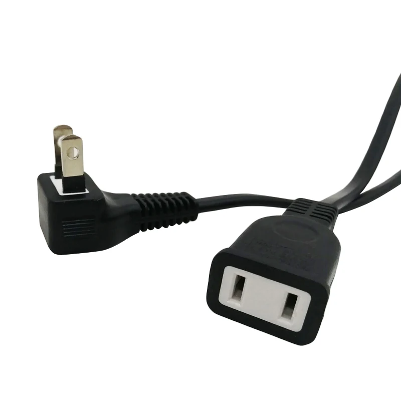 2Pin Elbow US Male Plug to Female Socket Power Cord Wire 10A 2500W Power Extension Adapter Cable US Plug Socket For TV Fan
2Pin Elbow US Male Plug to Female Socket Power Cord Wire 10A 2500W Power Extension Adapter Cable US Plug Socket For TV Fan