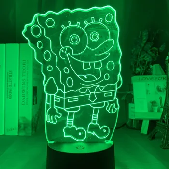 SpongeBob SquarePants Night Light Led 3d Optical 16 Colors Changing with Remote Usb Battery Powered Night Lamp Bedroom Decor
SpongeBob SquarePants Night Light Led 3d Optical 16 Colors Changing with Remote Usb Battery Powered Night Lamp Bedroom Decor